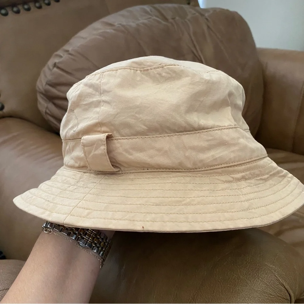 J. Crew Tan Bucket Hat One Size Khaki Safari Fisherman Boat Oceanside Lakeside